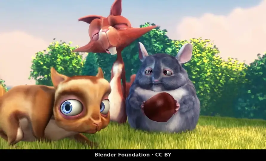 Big Buck is just enjoying his day when three very curious rodents show up. Trouble ahead? ๐
#bigbuckbunny #animation #comedy #film #movie #openmovie