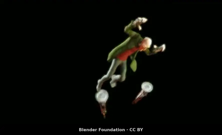 Walking on giant nails over the void, and Prug still lectures about pulp. Peak Elephants Dream. ๐
#elephantsdream #animation #scifi #blender #film #classicfilm