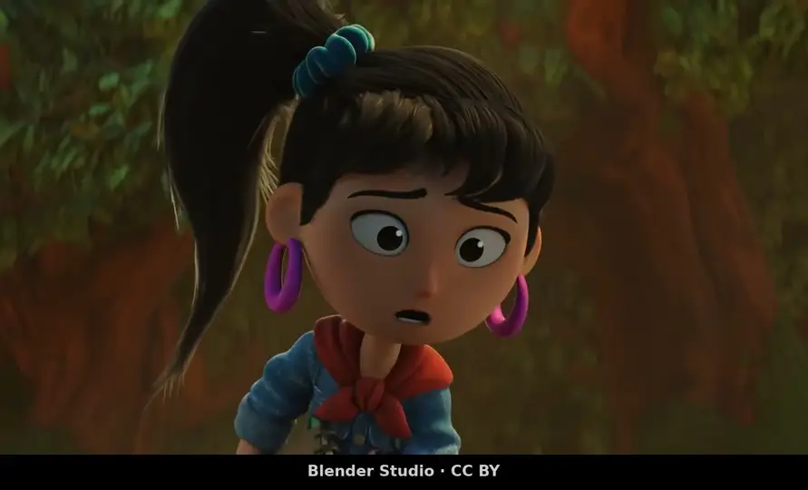 She finds a tiny mushroom creature in the grass and instantly loses it 🍄
#spritefright #animation #comedy #movie #film